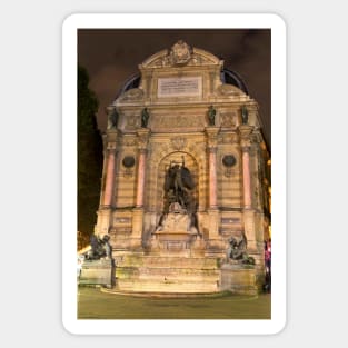 Fontaine Saint Michel © Sticker